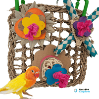 Alex Bird Toys Bird Toys Feathered Oasis Activity Wall Bird Toy