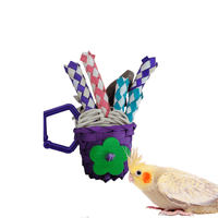 Alex Bird Toys Bird Toys Surprise Basket Foraging Bird Toy