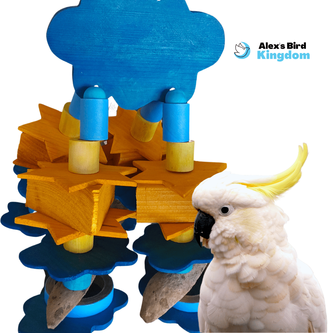 Alex's Bird Kingdom Bird Toys Big Birds Cloudy Busy Board for Parrots