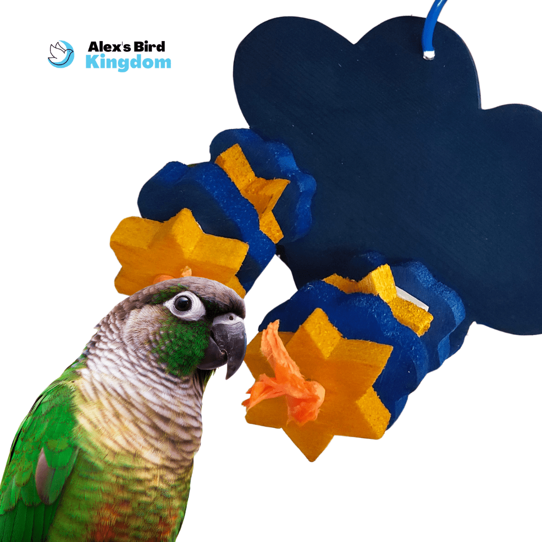 Alex's Bird Kingdom Bird Toys Small Birds Cloudy Busy Board for Parrots