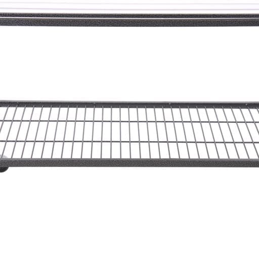 flight cage with stand and double front doors, spacious for small to medium pet birds.