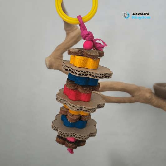 Alex Bird Toys Bird Toys Balsa Blast Chewing Toy – For Small Birds Who Love to Chew