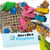 Alex Bird Toys Bird Toys Deluxe Parrot Enrichment Kit – For Large Birds