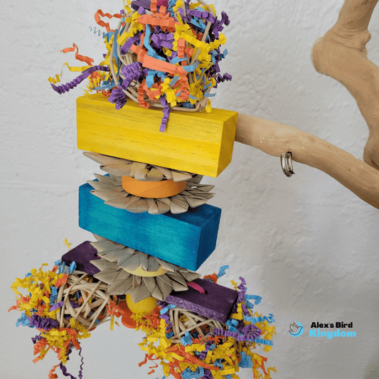 Alex Bird Toys Bird Toys Feathered Foraging Adventure Bird Toy