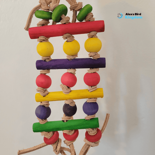 Alex Bird Toys Bird Toys Feathered Friend Fun Bridge for Small Birds