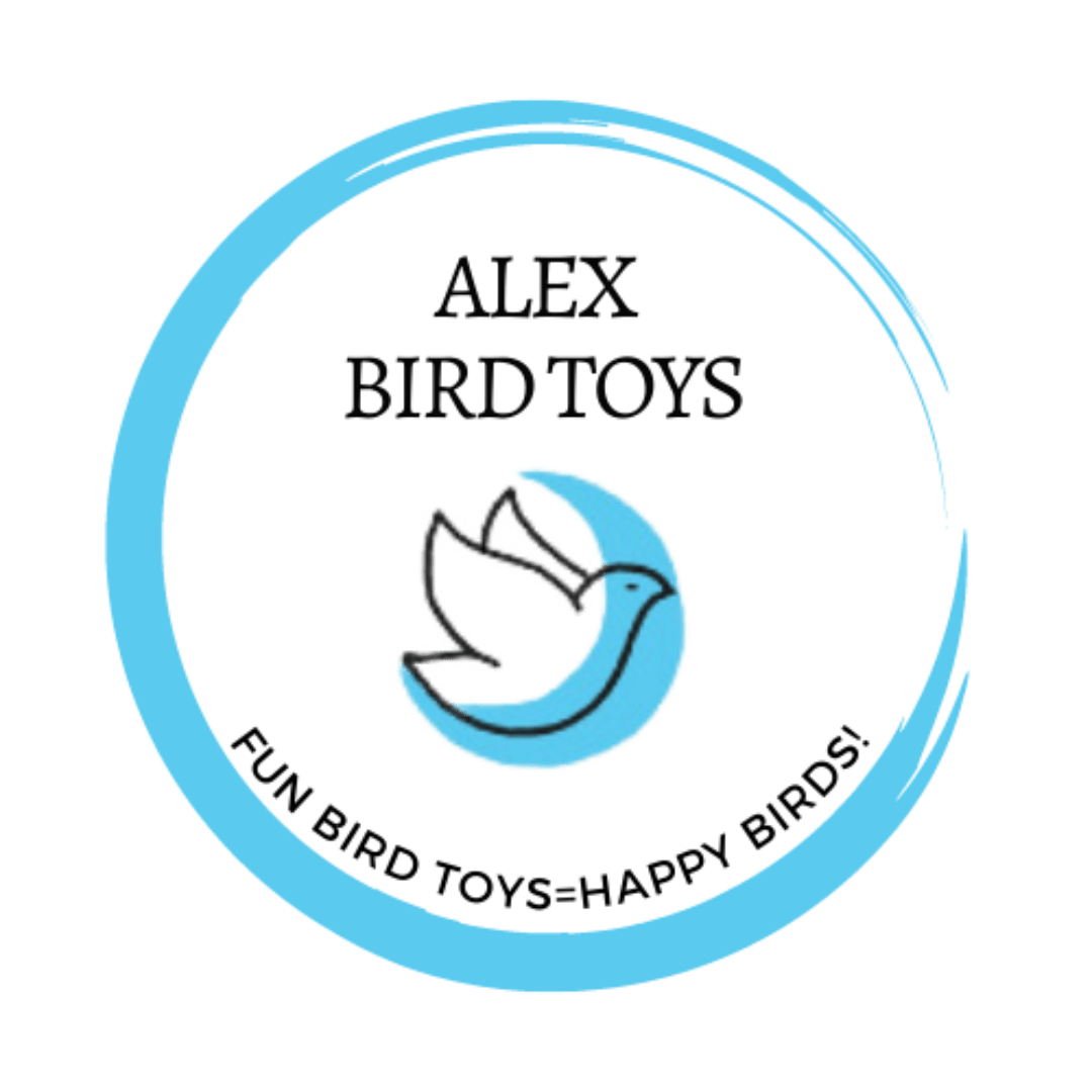 HAPPY BEAKS BIRD TOYS Bird Toys Hanging Fleece Bird Toy