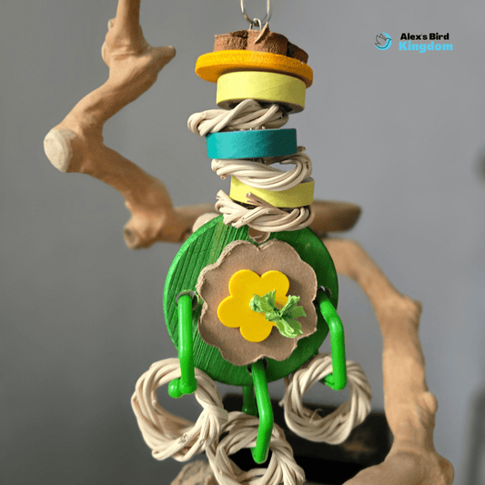 Alex Bird Toys Bird Toys Nature’s Playground Bird Toy – For Medium Birds