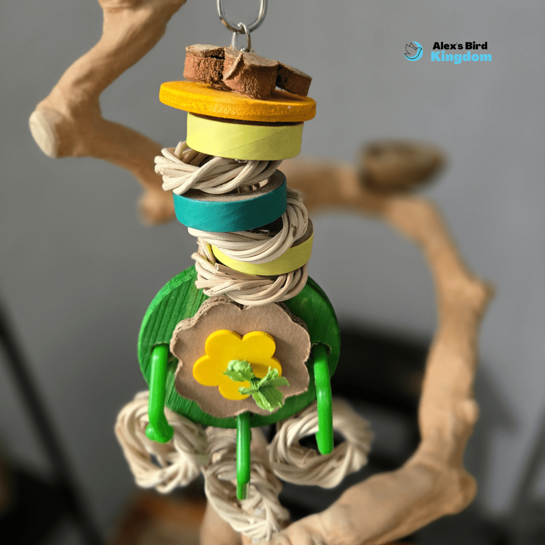 Alex Bird Toys Bird Toys Nature’s Playground Bird Toy – For Medium Birds