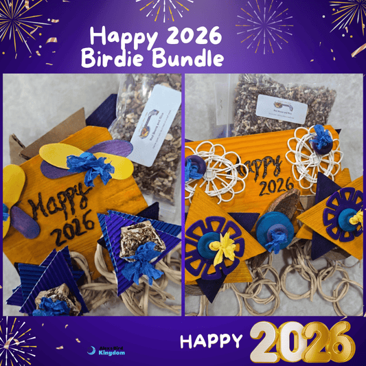 Alex's Bird Kingdom Bird Toys Happy 2026 Birdie Bundle