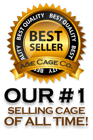 A & E Cage Co Bird Cages & Stands Elegant Flight Cage with Opening Top 32"x21"x61"