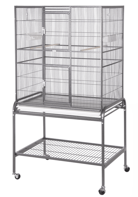 A & E Cage Co Bird Cages & Stands Flight Cage & Stand with Double Front Door 32"x21"