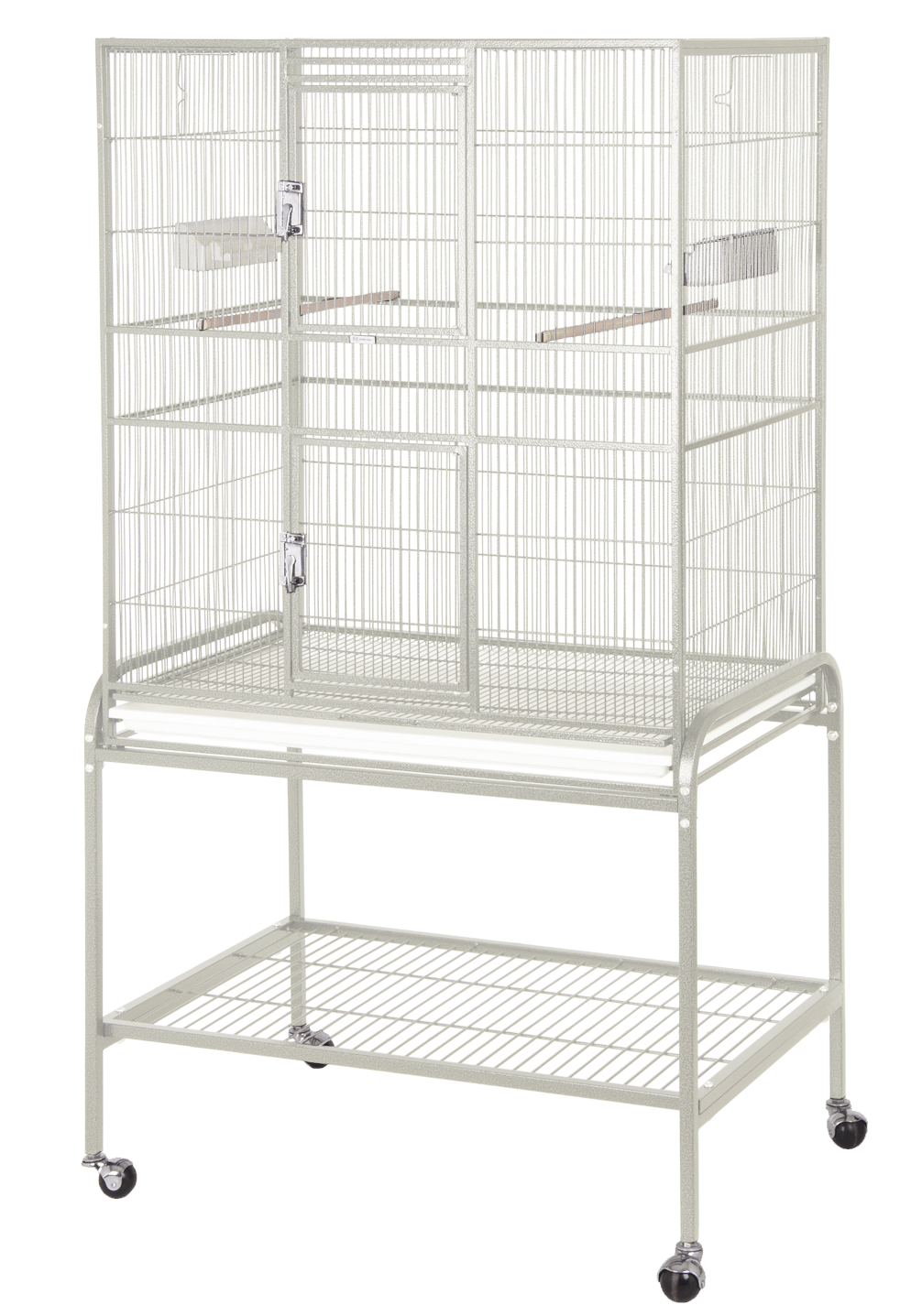 Cockatiel Flight Cage & Stand with Double Front Door – Alex's Bird Kingdom