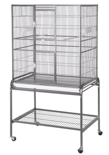 A & E Cage Co Bird Cages & Stands Flight Cage & Stand with Double Front Door 32x21