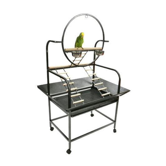 A & E Cage Co Bird Gyms & Playstands Black Multi Level Playstand with Ladders