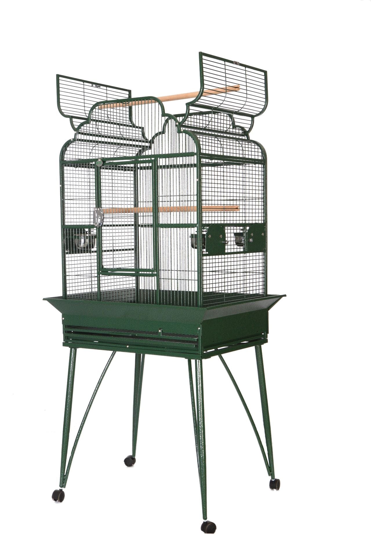 A & E Cage Company LLC Bird Cages & Stands Green Victorian Open Top 22"x17"x62"