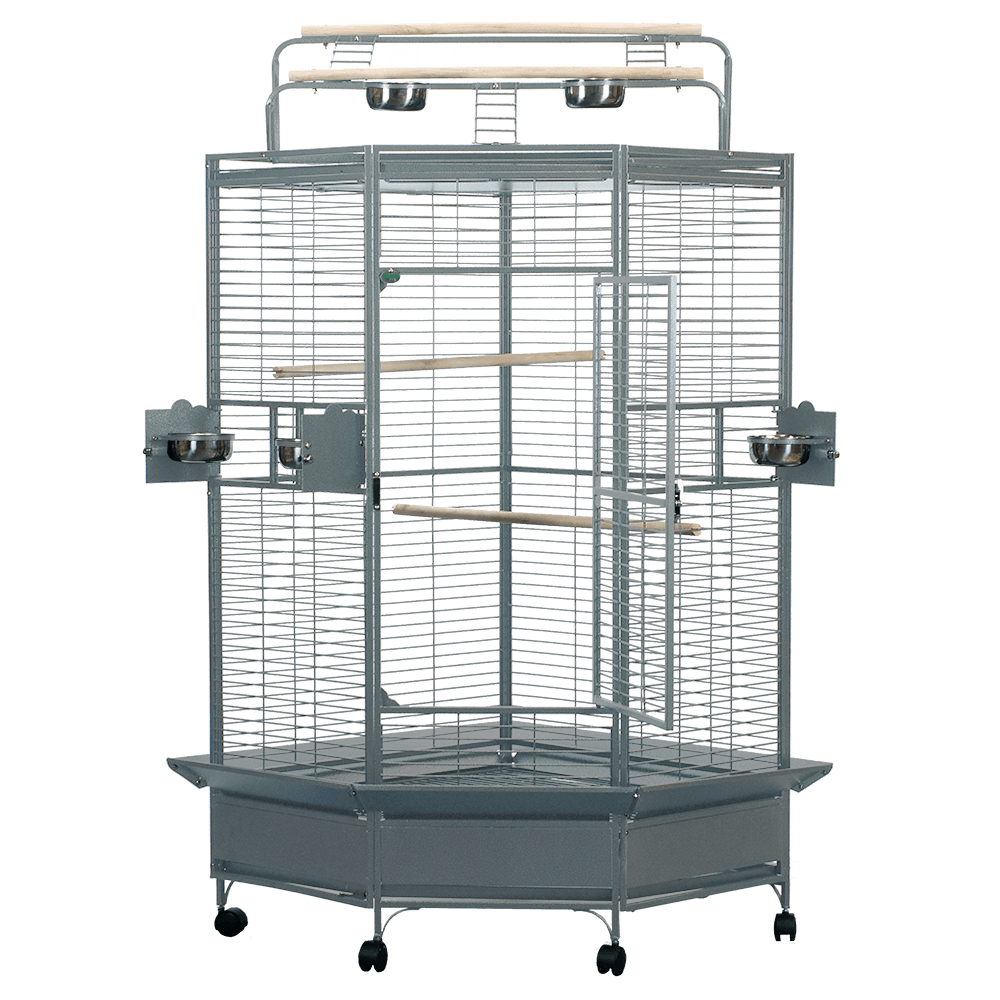 A & E Cage Company LLC Bird Cages & Stands Platinum Large Corner Cage 32"