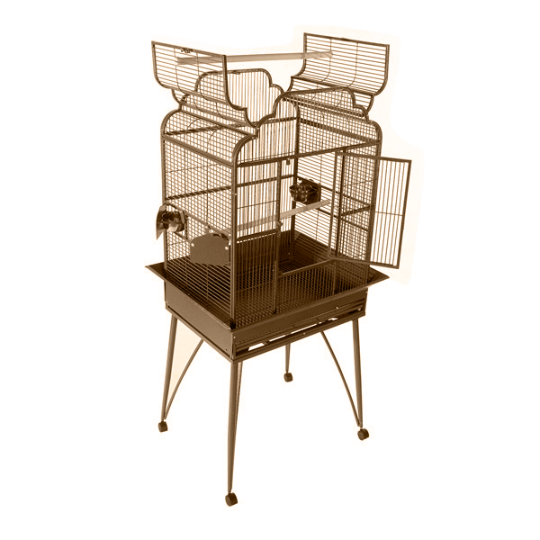 A & E Cage Company LLC Bird Cages & Stands Sandstone Victorian Open Top 26"x20"x65"