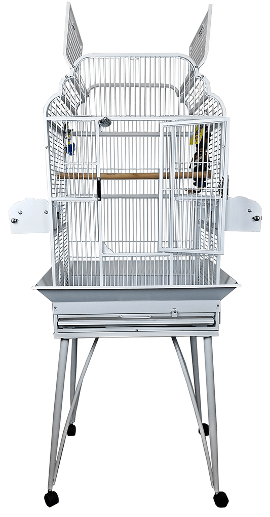 A & E Cage Company LLC Bird Cages & Stands White Victorian Open Top 22"x17"x62"