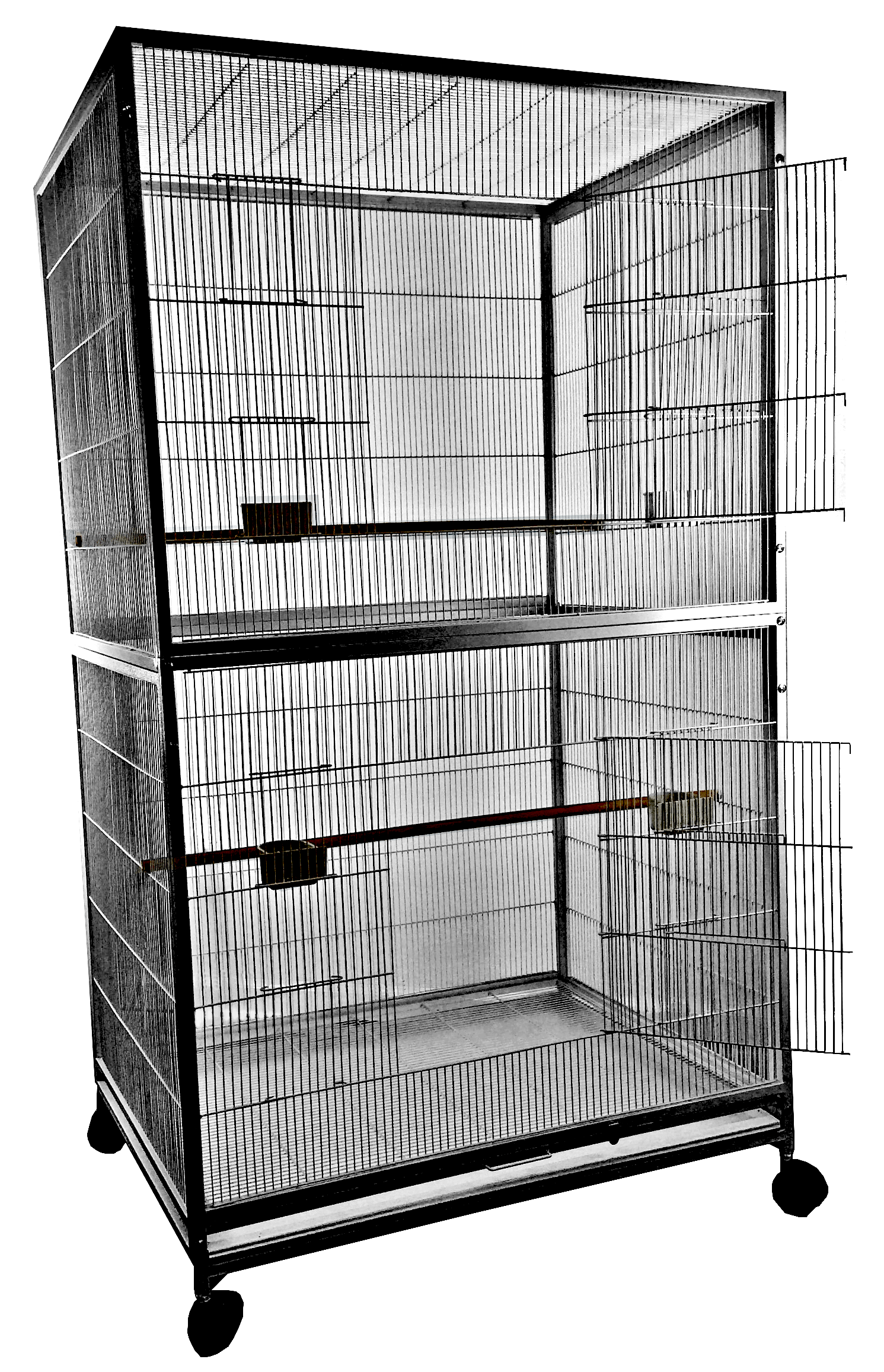 A & E Cages Co Bird Cages & Stands Black Extra Large Flight Cage 40"x30"x72"