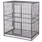 A & E Cages Co Bird Cages & Stands Black Flight Cage & Stand with Double Front Door 32"x21"
