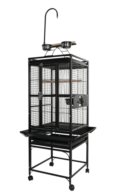 A & E Cages Co Bird Cages & Stands Black PlayTop Bird Cage 18"x18"x54"