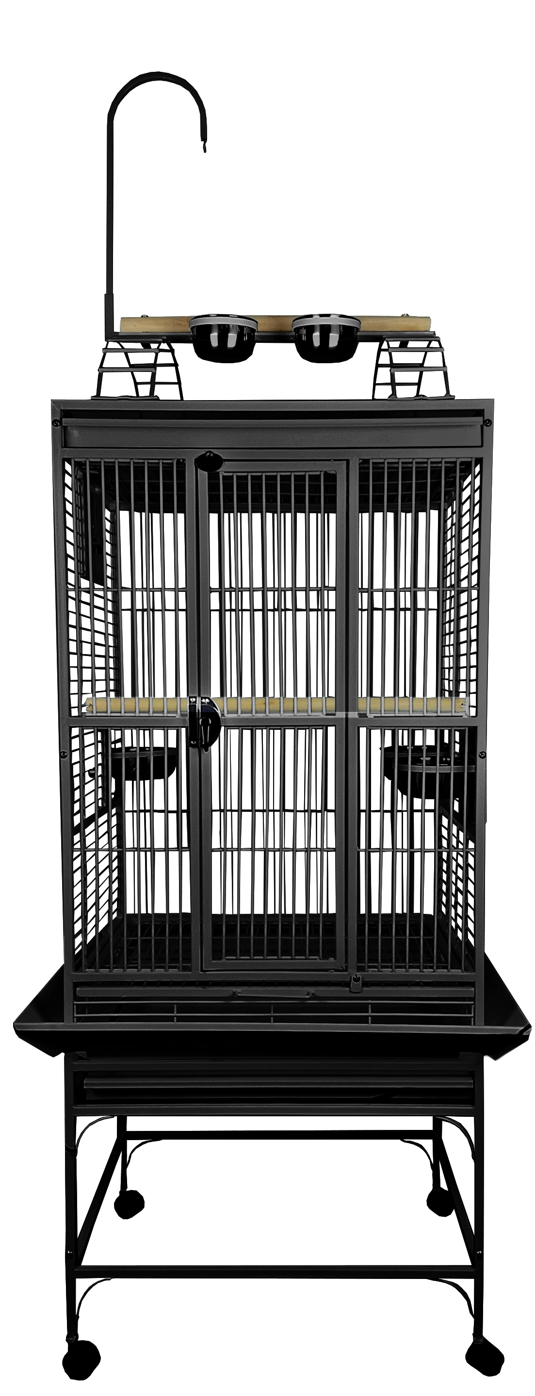 A & E Cages Co Bird Cages & Stands Black PlayTop Bird Cage 24"x22"x62"
