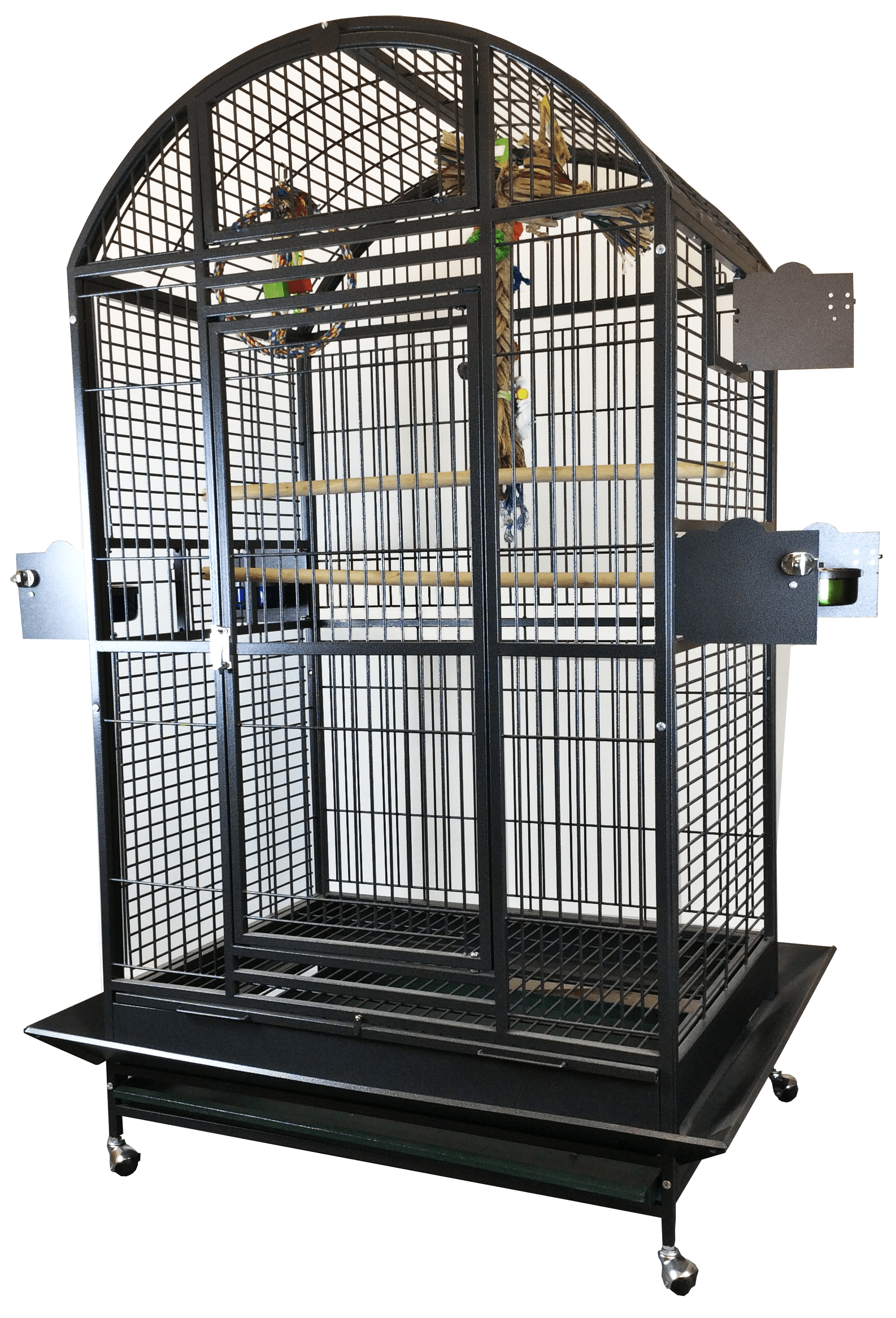Parrot bird cages on wheels deals