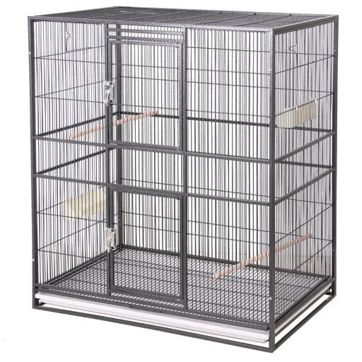 A & E Cages Co Bird Cages & Stands Flight Cage & Stand with Double Front Door 32"x21"