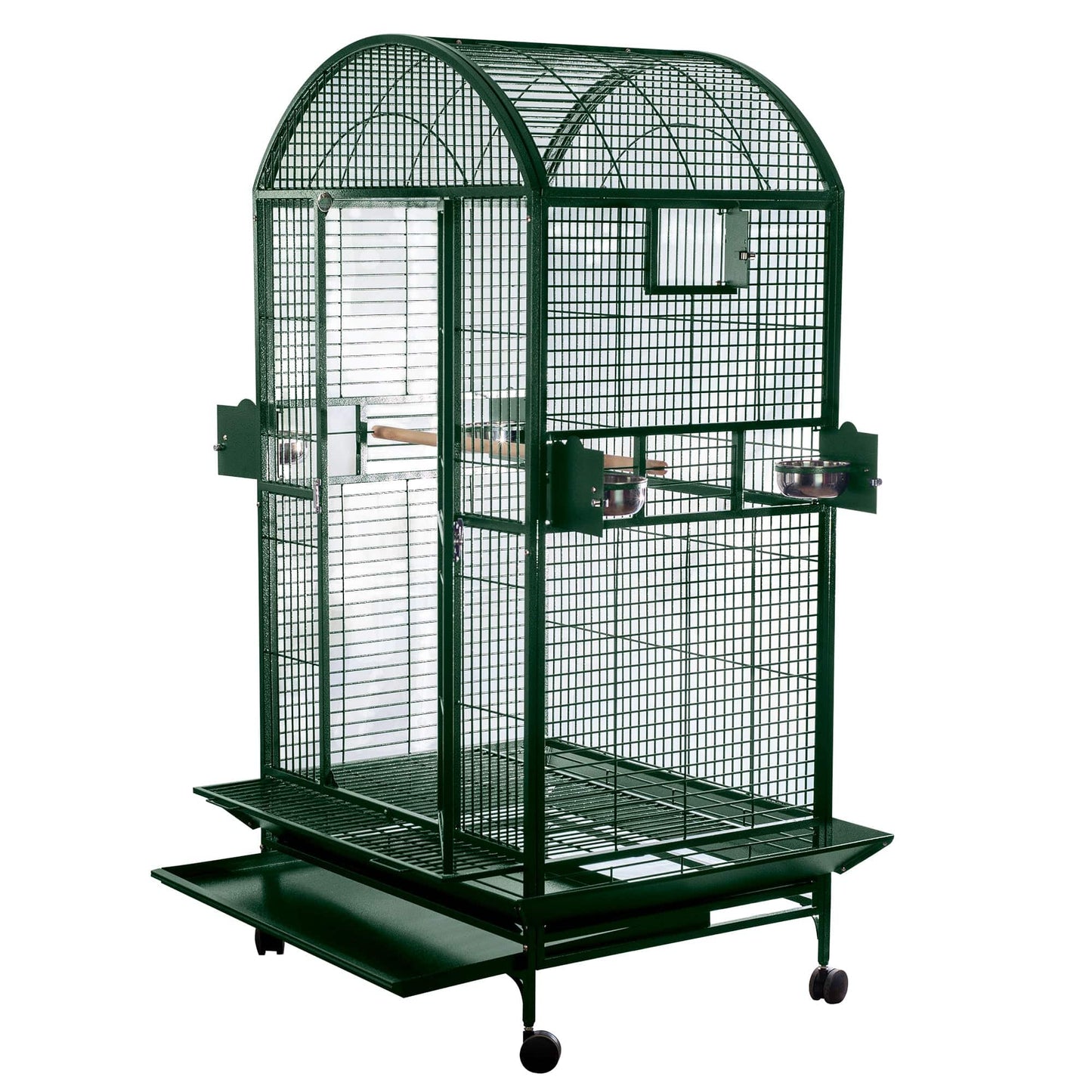 A & E Cages Co Bird Cages & Stands Green Dome Top Cage 40"x30"