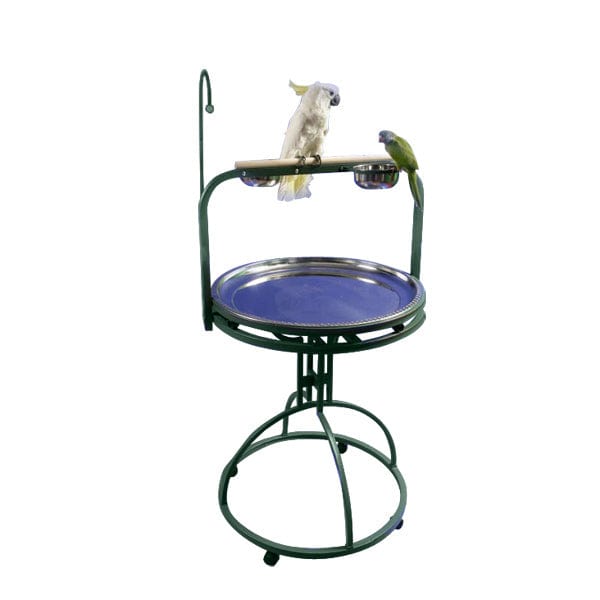 A & E Cages Co Bird Cages & Stands Play Stand with Toy Hook 28" Diameter