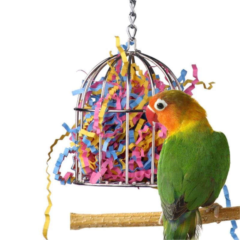 Alex's Bird Kingdom Mini Stainless Steel Treat Cage Bird Toy