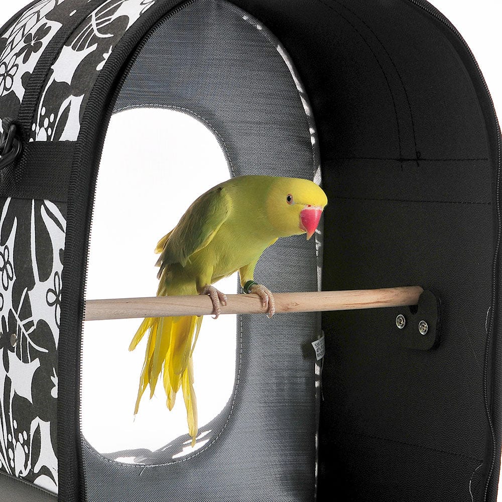 HAPPY BEAKS BIRD TOYS Bird Supplies The Voyager-  Soft Sided Travel Carrier Small