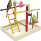 Penn-Plax Bird Life Bird Gyms & Playstands Small Wood Bird Playpen