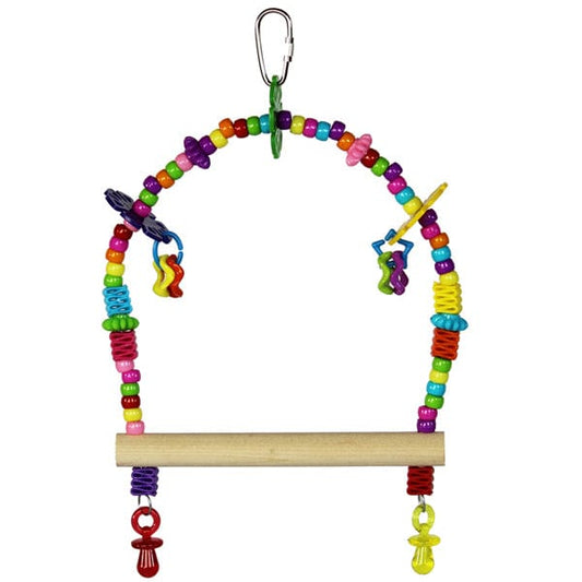 Super Bird Creations Bird Toys Bead Swing Bird Toy