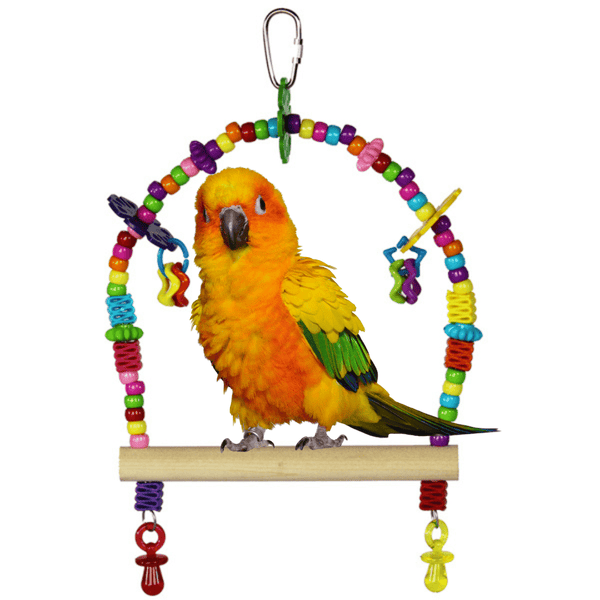 Super Bird Creations Bird Toys Bead Swing Bird Toy